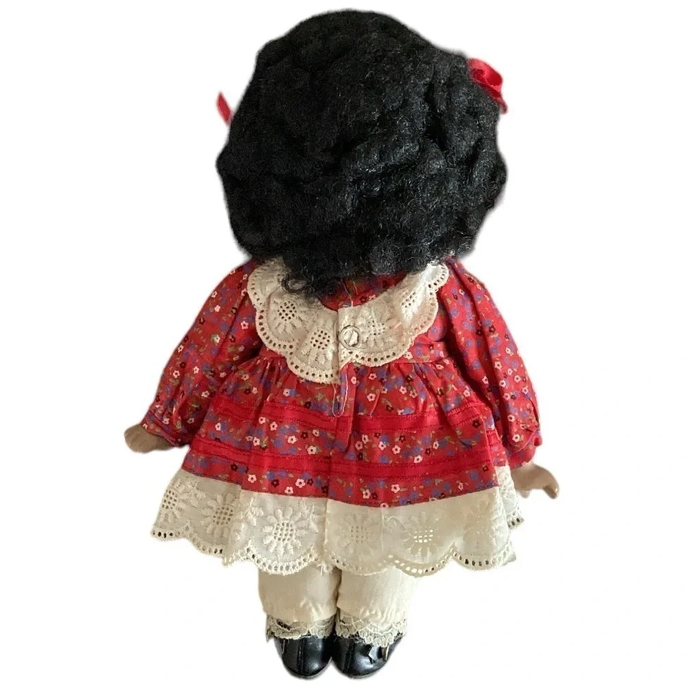 Vintage Victoria Ashlea Porcelain African American Black Doll Collectible Toy